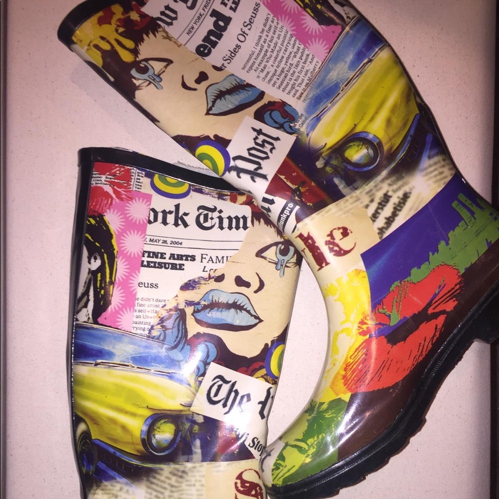 Pop-Art rainboots